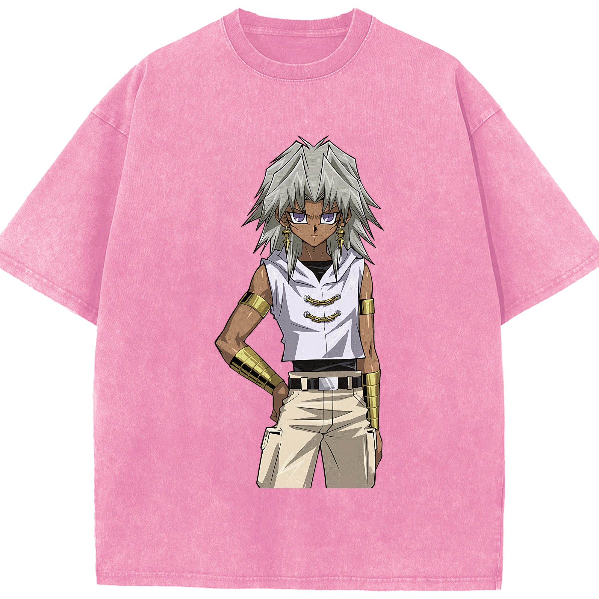 （画像用） 遊☆戯☆王 Yu-Gi-Oh! 綿100% ヴィンテージ風 半袖Tシャツ（フロントプリント）
